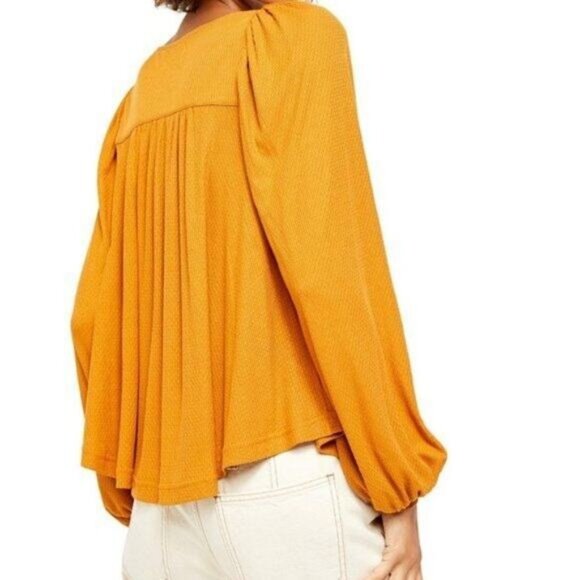 Free People Devin Top Scoop Neck Women's Size Small New with Tags - Picture 3 of 4